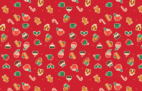 Sweet & Cozy Christmas patterns – Holiday seamless backgrounds - Premium Vector Graphic