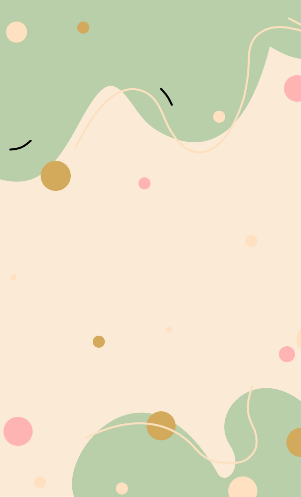abstract background with pastel organic shapes wavy lines and scattered dots
