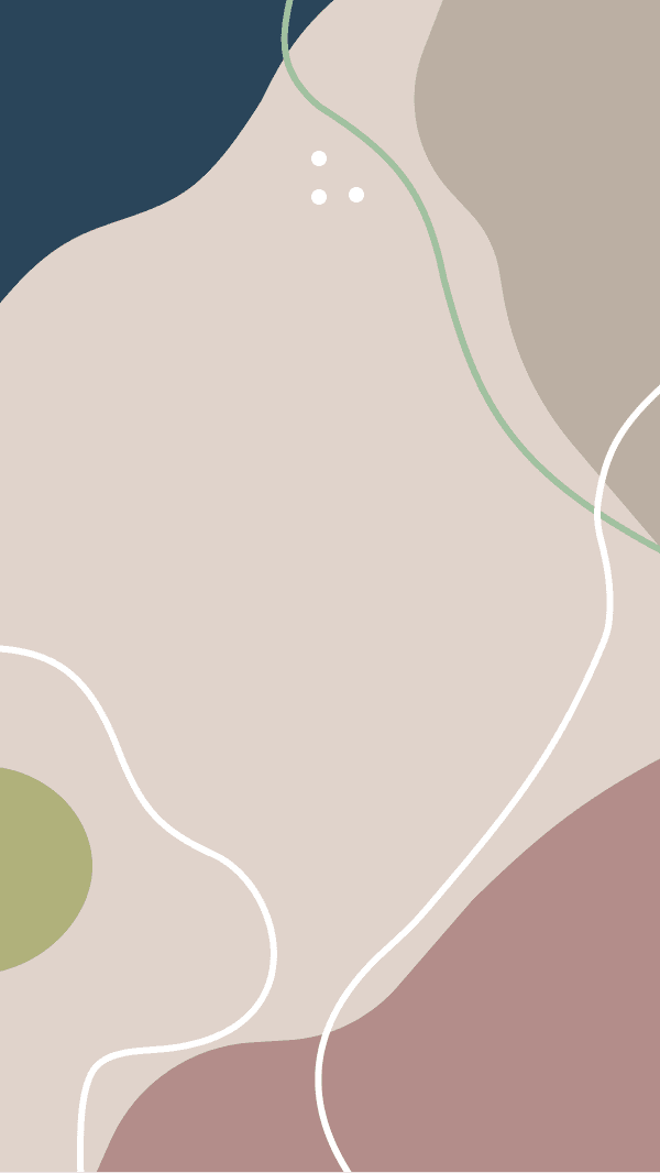 minimalist abstract social media banner set with organic shapes and neutral colors