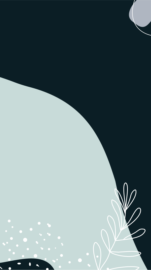 modern abstract background featuring fluid shapes dots and botanical lines in grey blue and teal