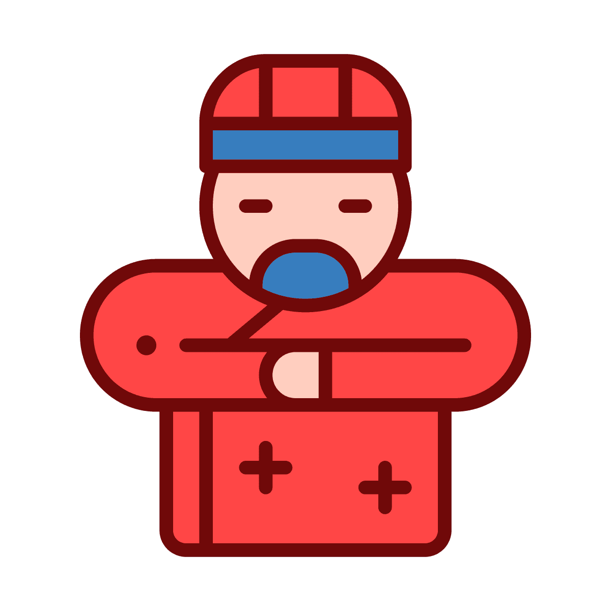 cute minimal chinese traditional greeting icon for holiday celebrations