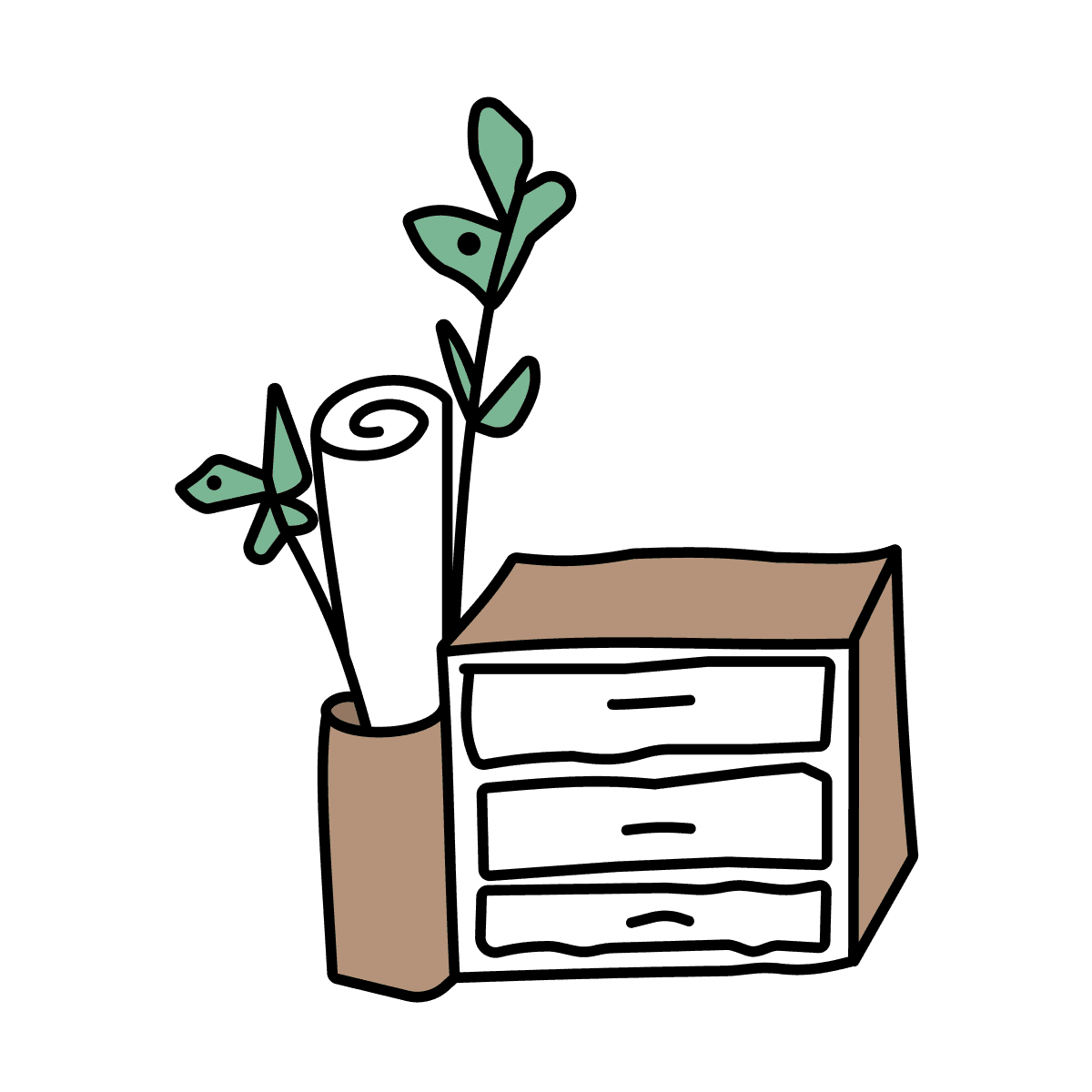 planter aesthetics with minimalist style and natural elements
