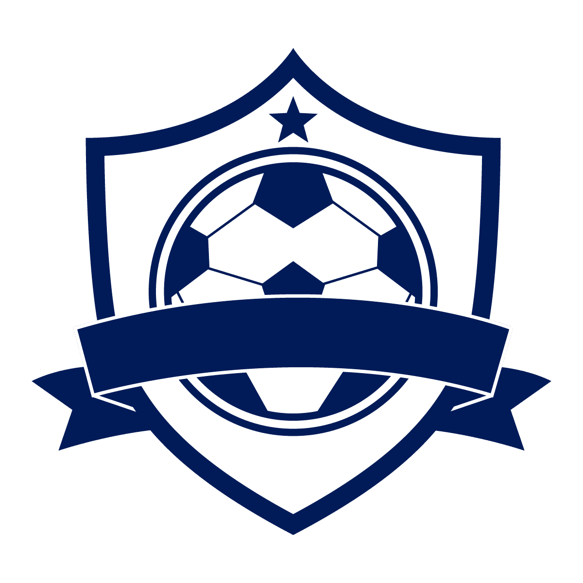 classic bold soccer shield logo for competitive team branding