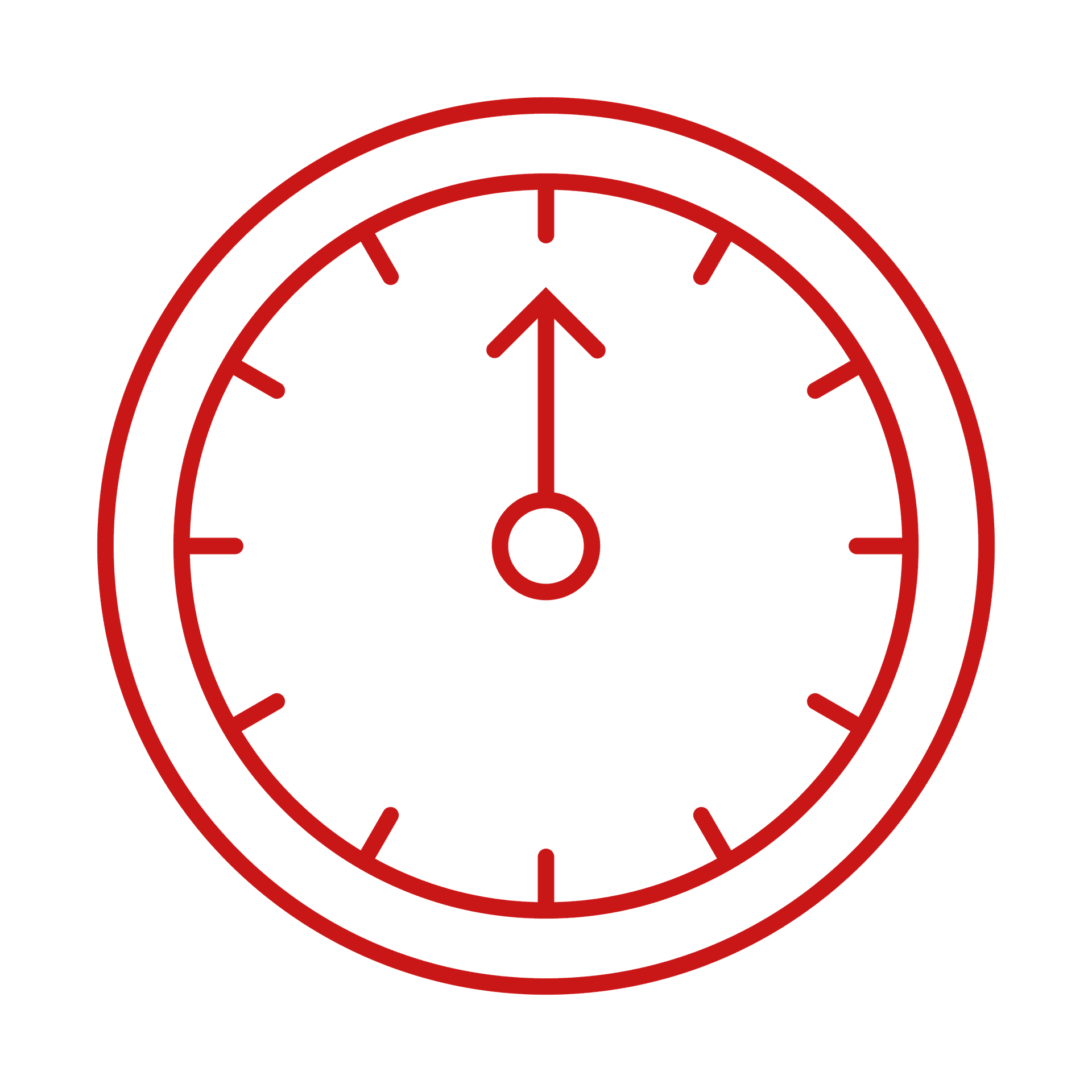 sleek minimal line art clock icon for digital interfaces