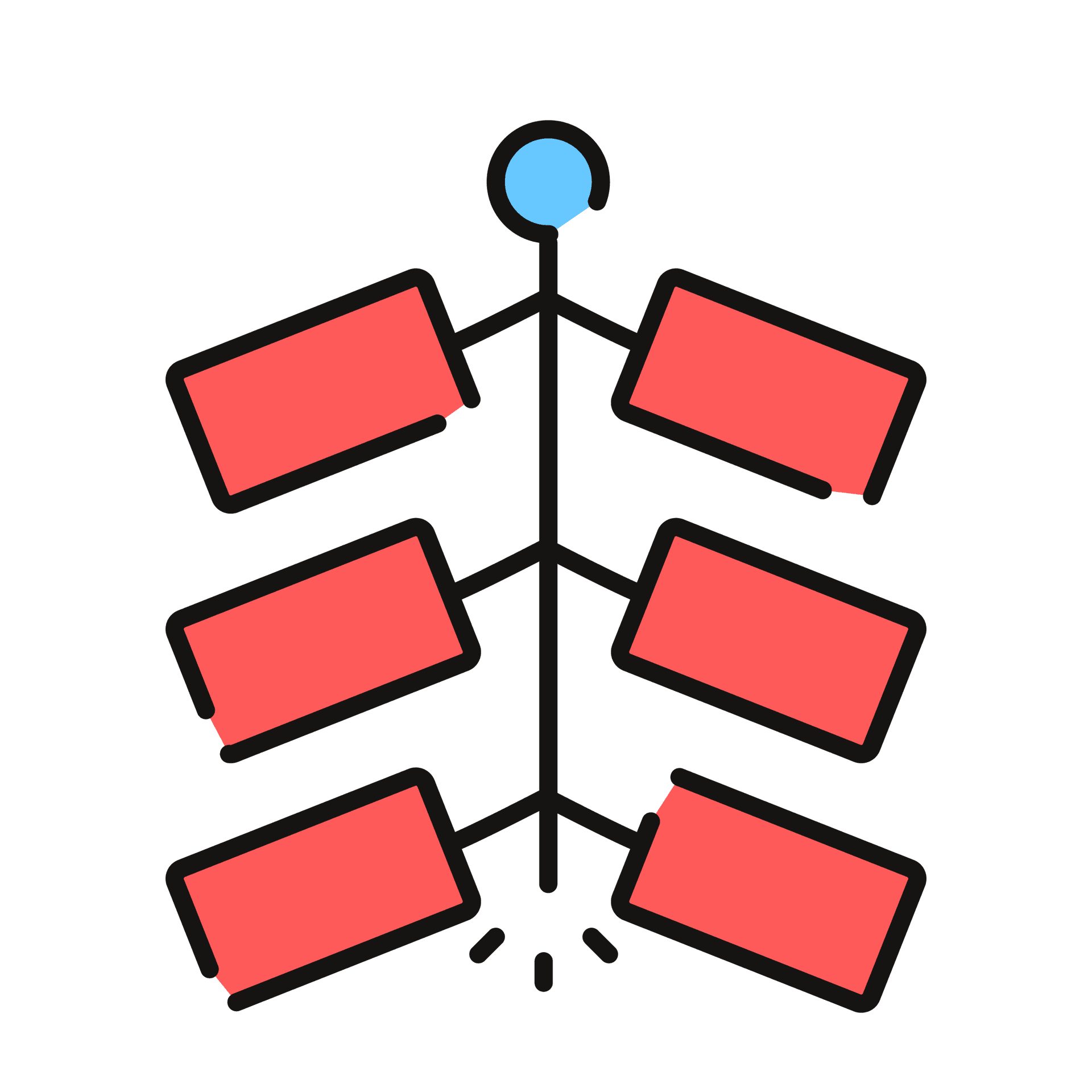 playful firecracker icon for a holiday party
