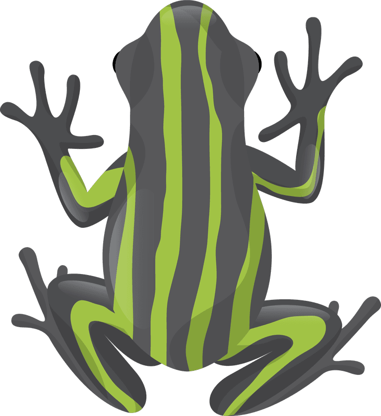 a frog poisonous frogs includes six colorful frogs with different s