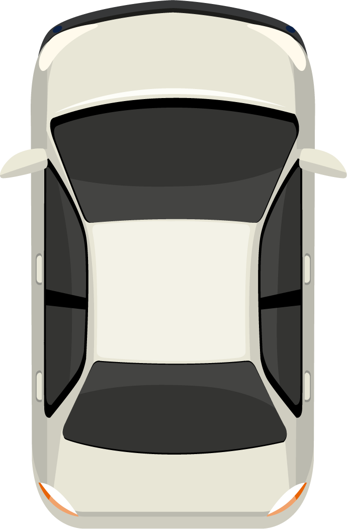 a top view of road element illustration