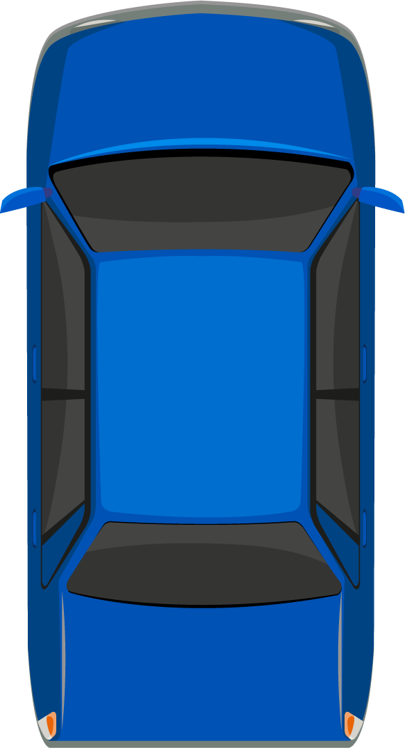 a top view of road element illustration