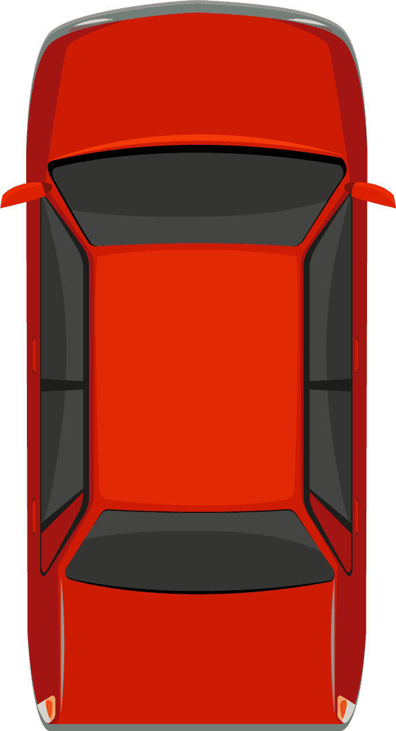 a top view of road element illustration