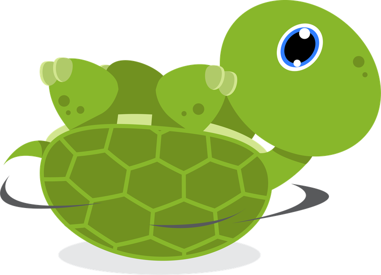 a cheerful cartoon turtle vector perfect for children's materials and playful themes