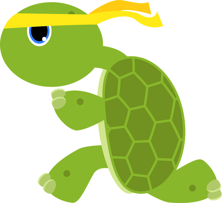 a turtle cartoon turtle vector