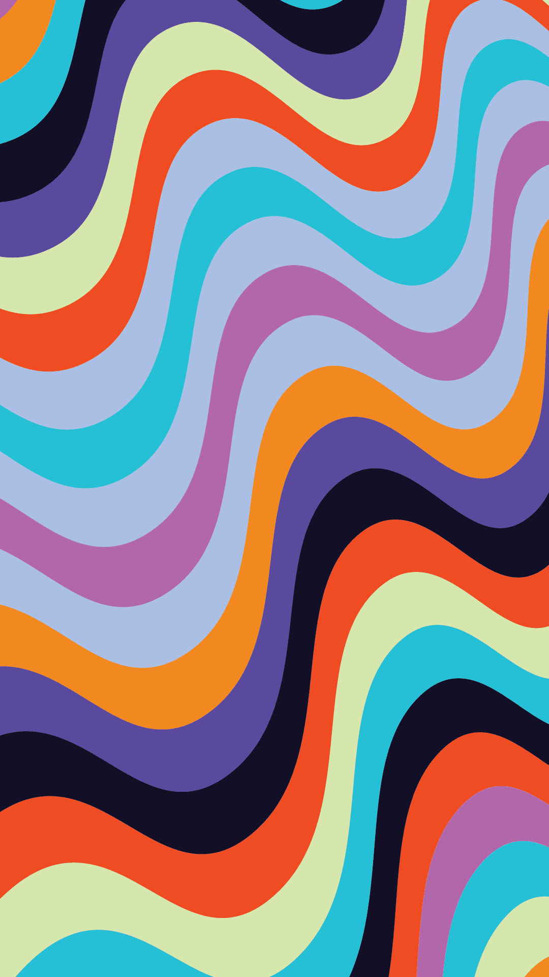 Abstract background with colorful wave patterns