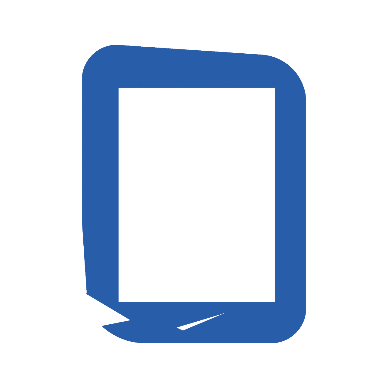 abstract blue square border vector signage