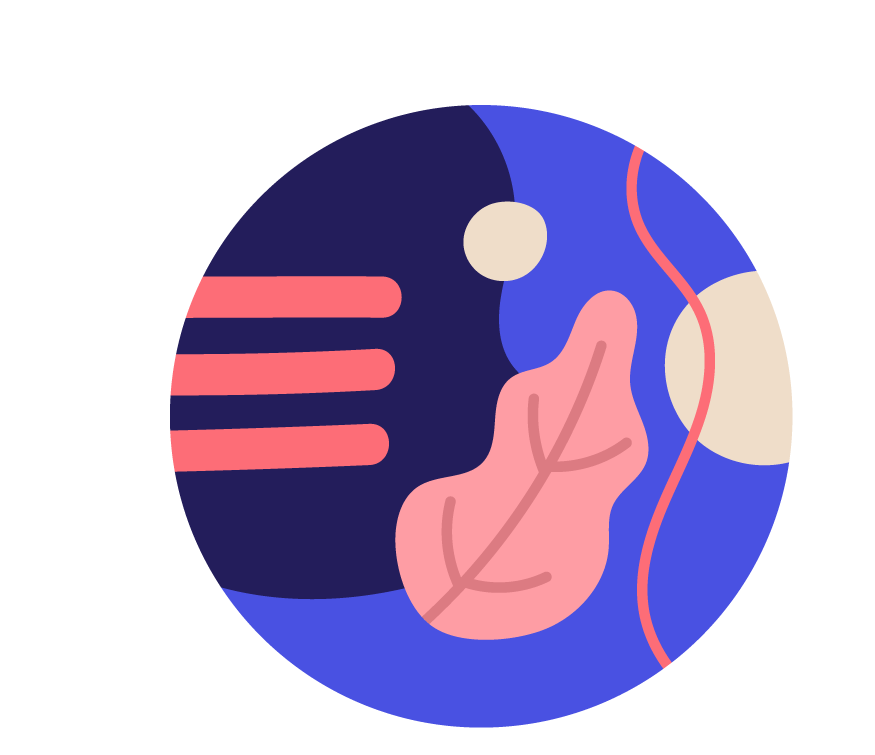 abstract hand drawn instagram highlights featuring vibrant shapes and playful colors for modern feeds