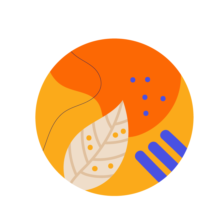 vibrant abstract hand drawn instagram highlights for creative social media branding