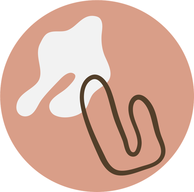 abstract shape icons for social media