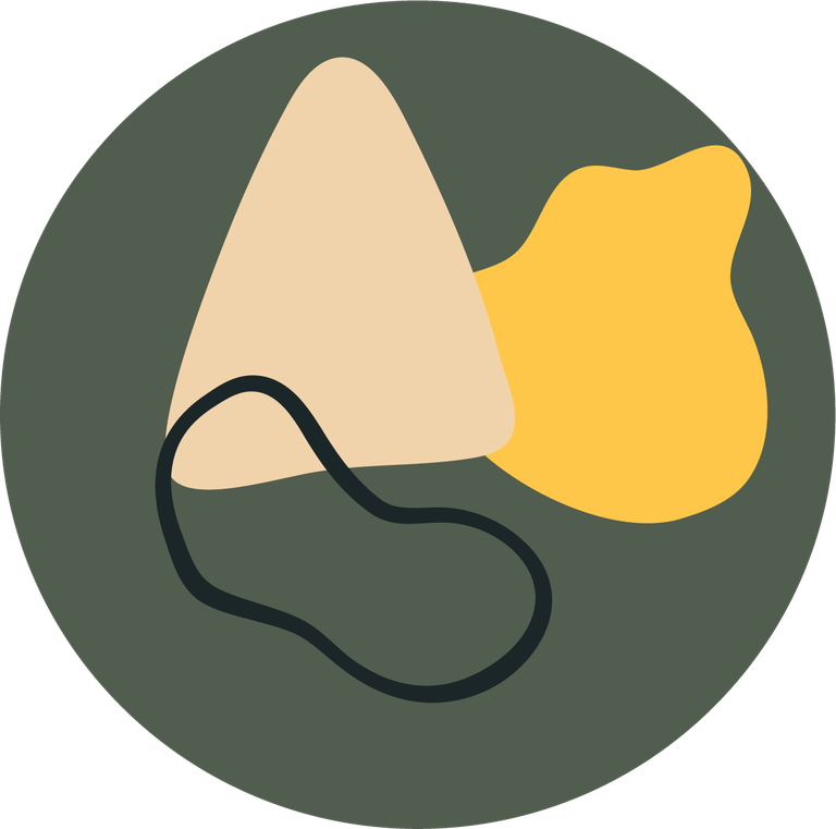 abstract shape icons for social media
