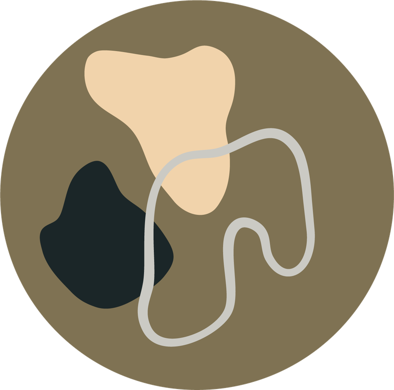 abstract shape icons for social media