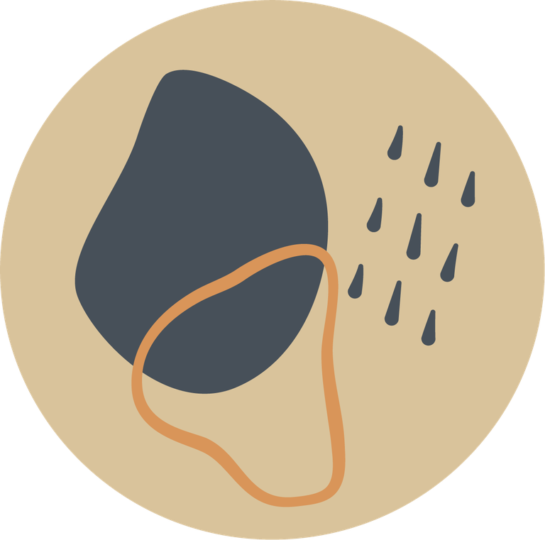 abstract shape icons for social media