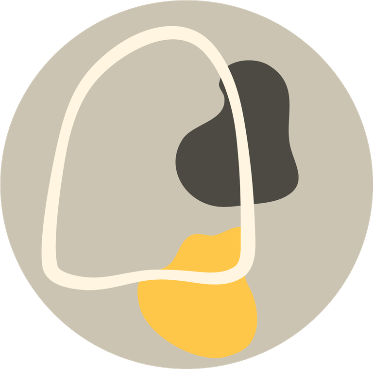 abstract shape icons for social media
