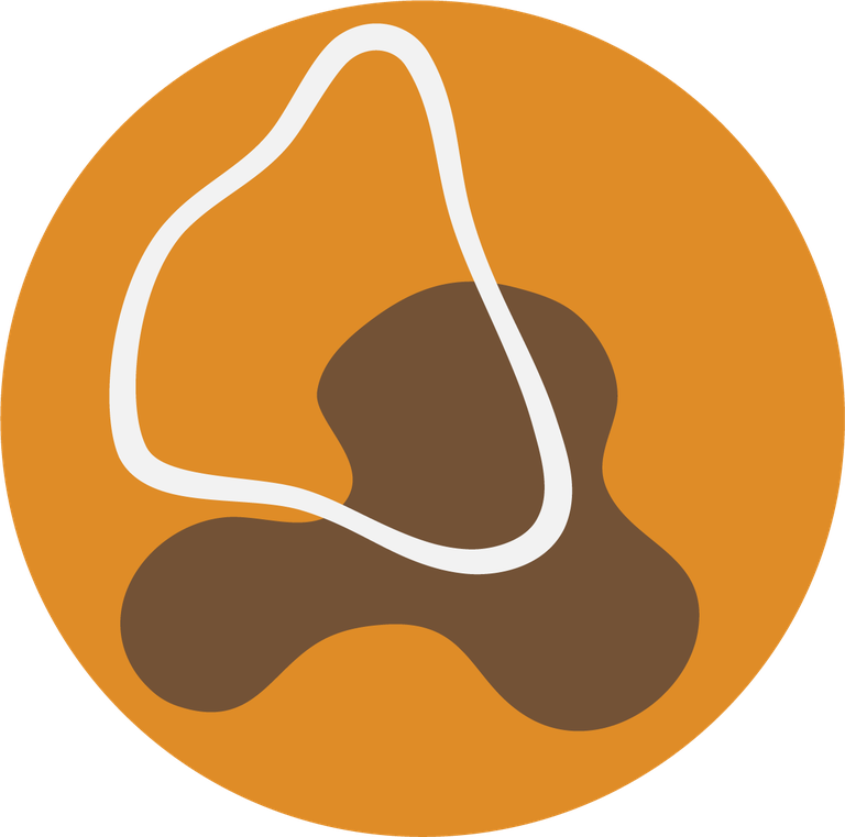 abstract shape icons for social media