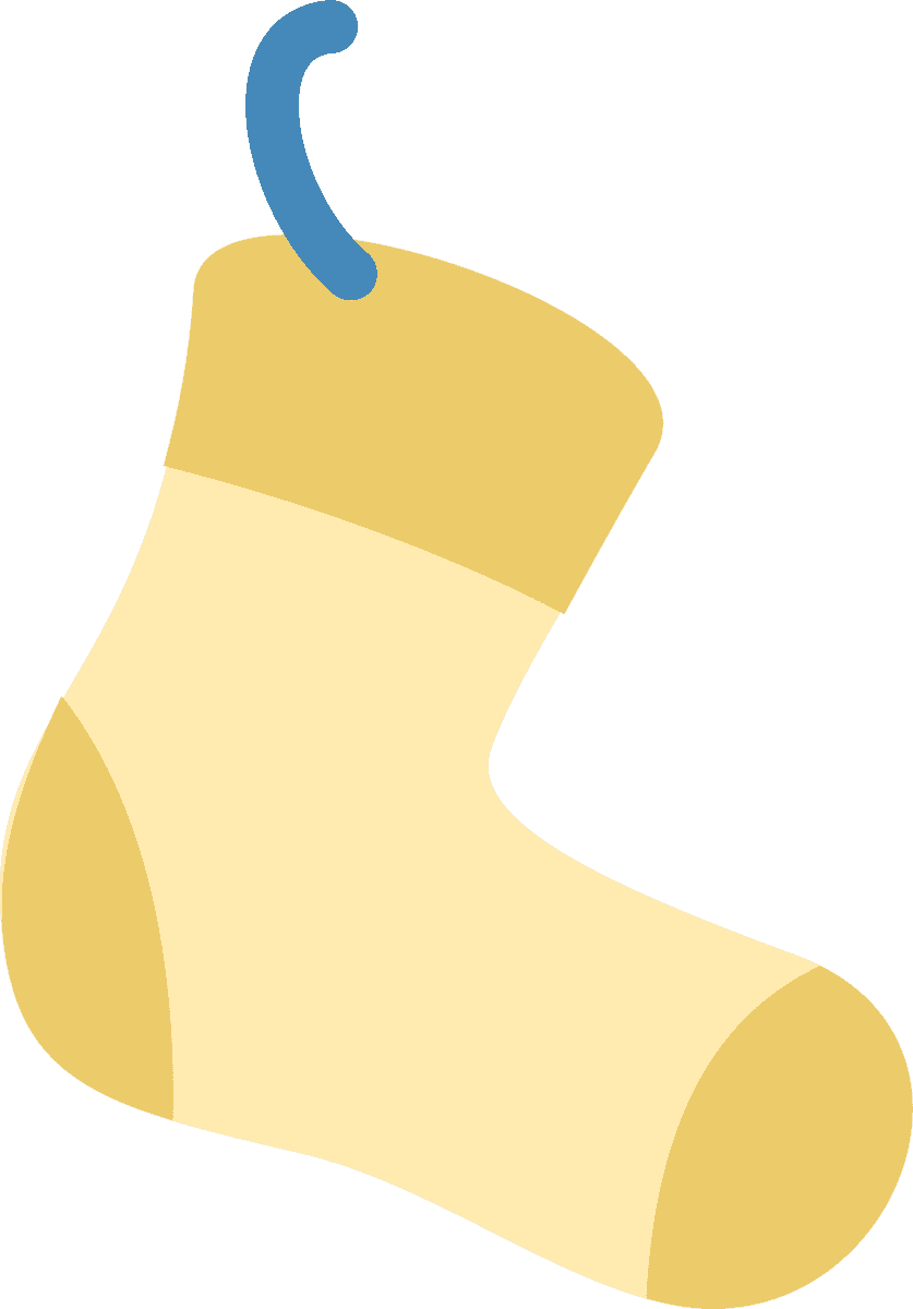 creative advent calendar with colourful socks for festive holiday celebrations