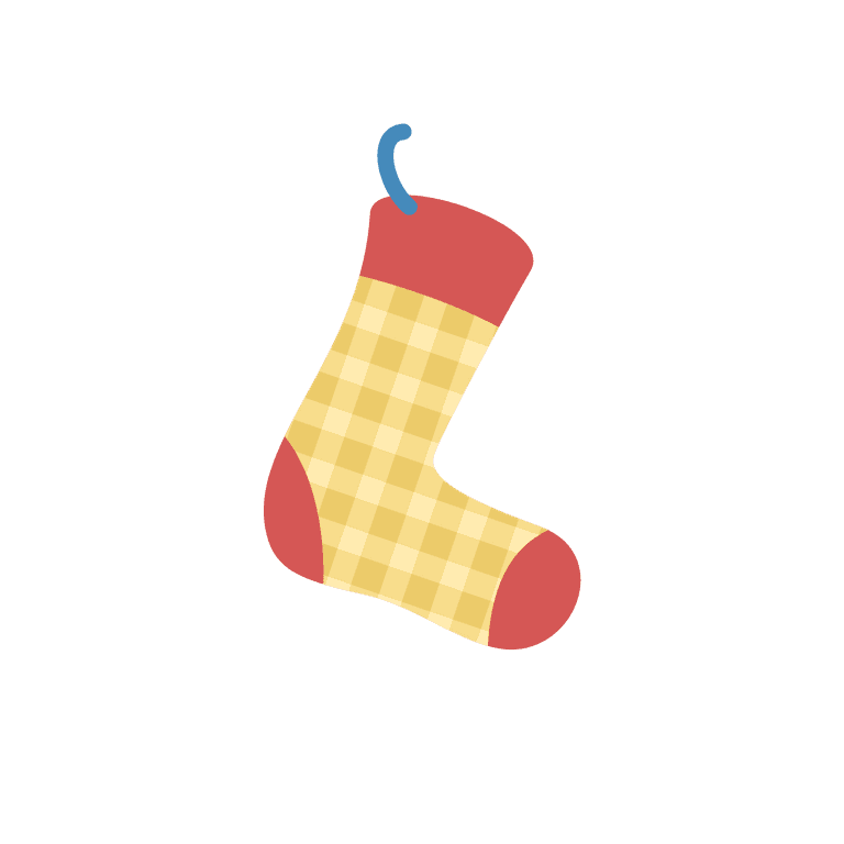 advent calendar with colourful socks for festive holiday fun and decoration