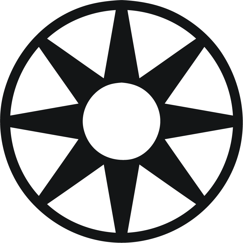 black isolated african symbol representing unity and strength for cultural representation