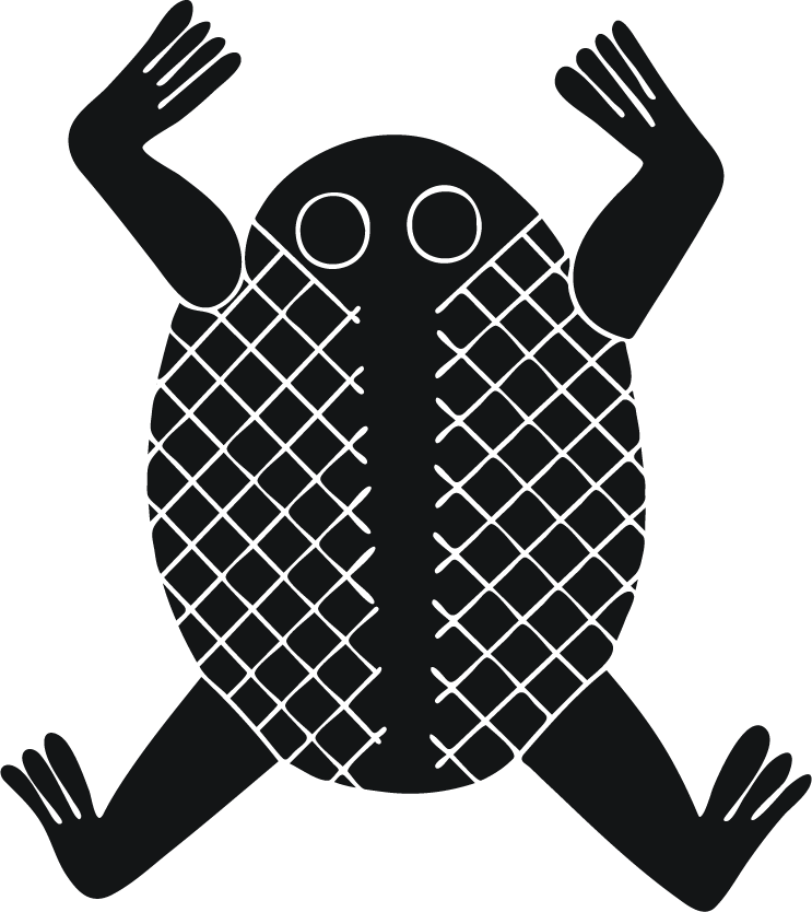 black isolated african symbol of a turtle for cultural representation and artistic purposes