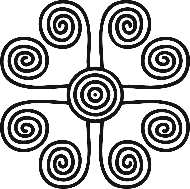 black isolated african symbol