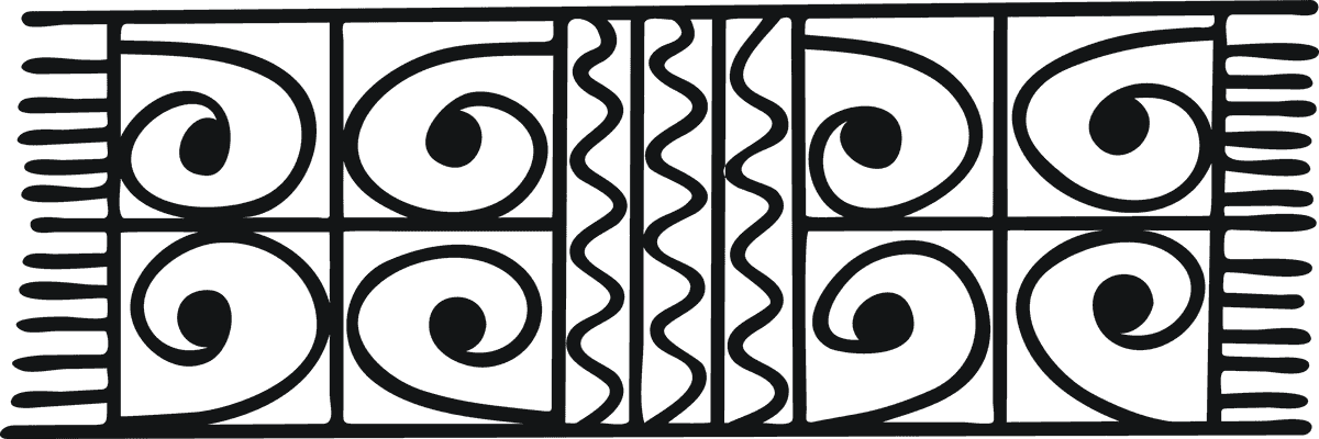 black isolated african symbol embodying unity and heritage for cultural branding and decor