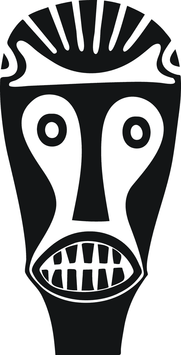 black isolated african symbol representing ancestral lineage and cultural heritage in modern art