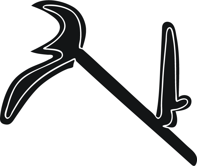 black isolated african symbol representing cultural heritage and connection to nature