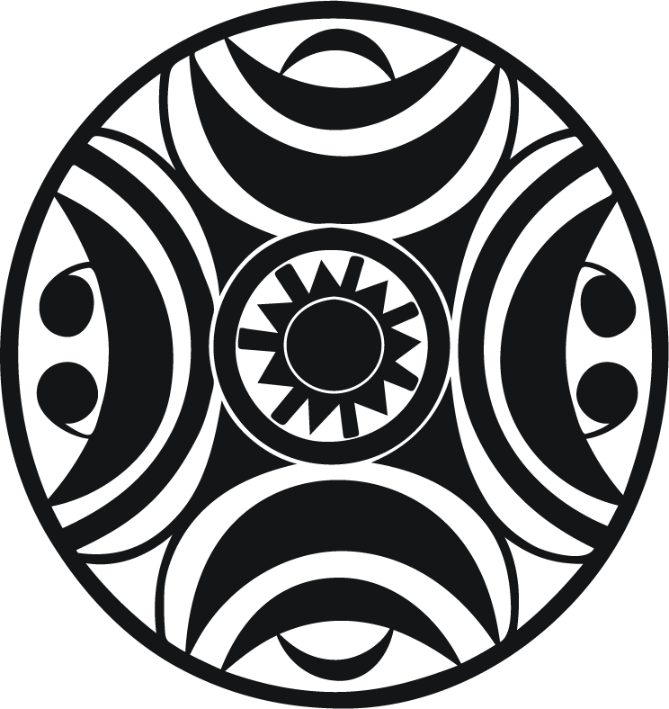 black isolated african symbol