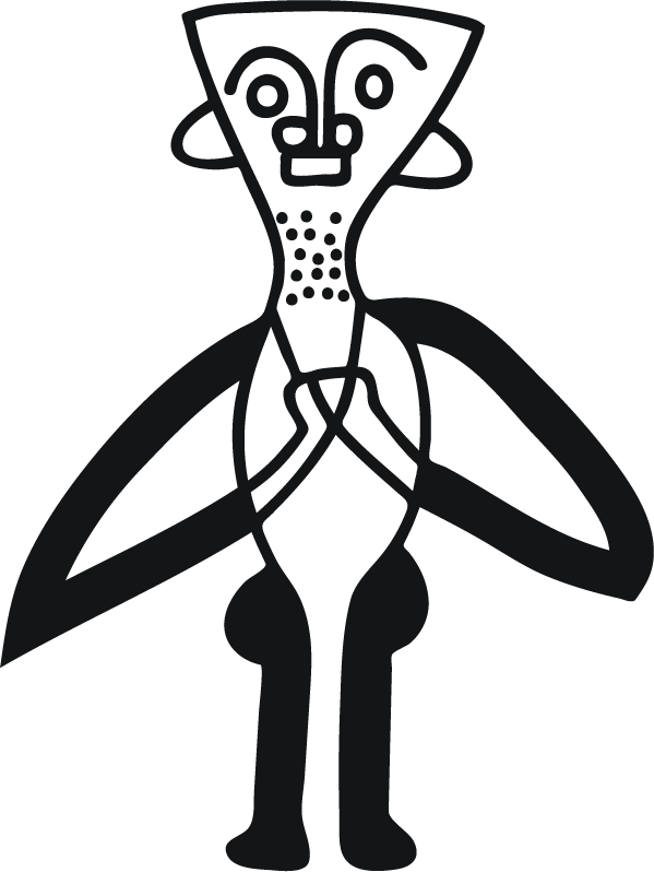 black isolated african symbol