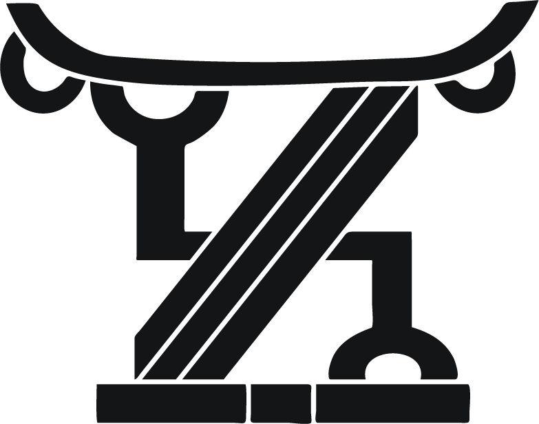 black isolated african symbol representing unity, strength and cultural heritage in modern decor