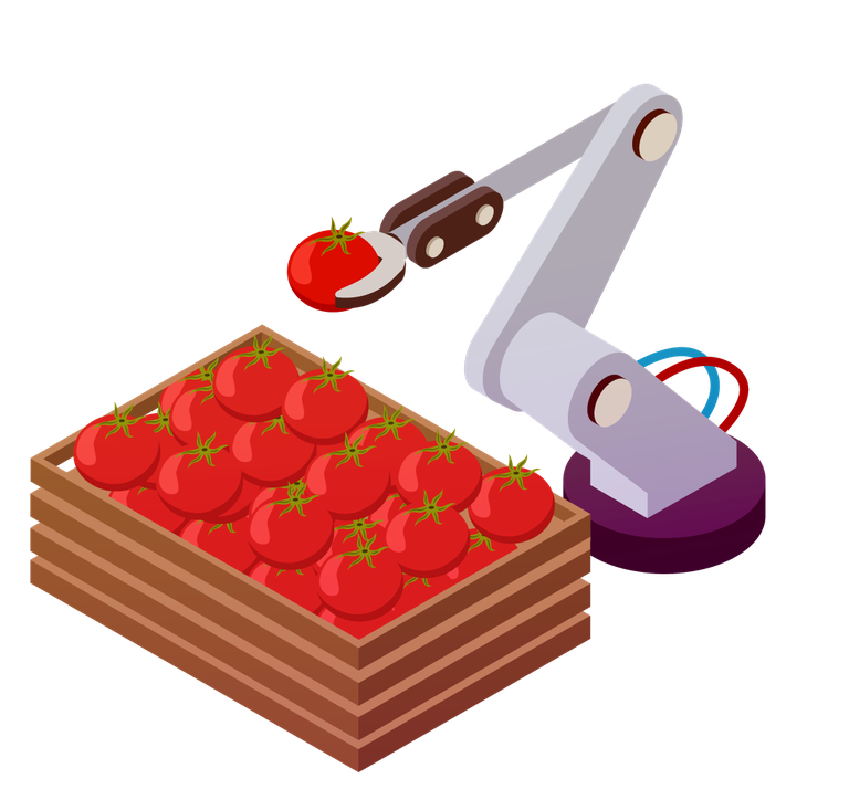 Isometric agricultural and farming robots