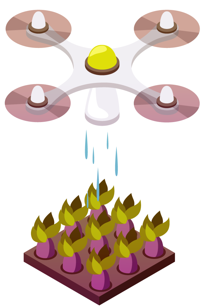 isometric agricultural and farming robots for efficient crop management and precision farming