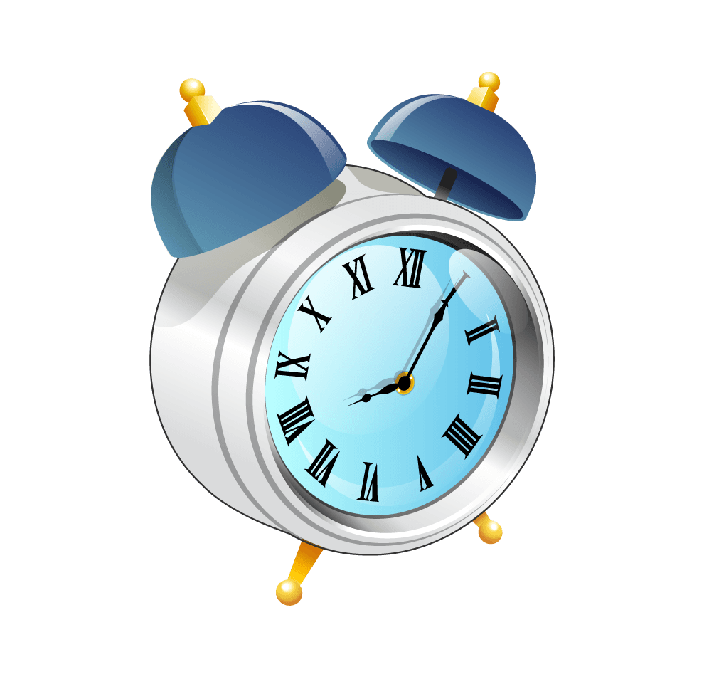 alarm clock clocks and watches icon set