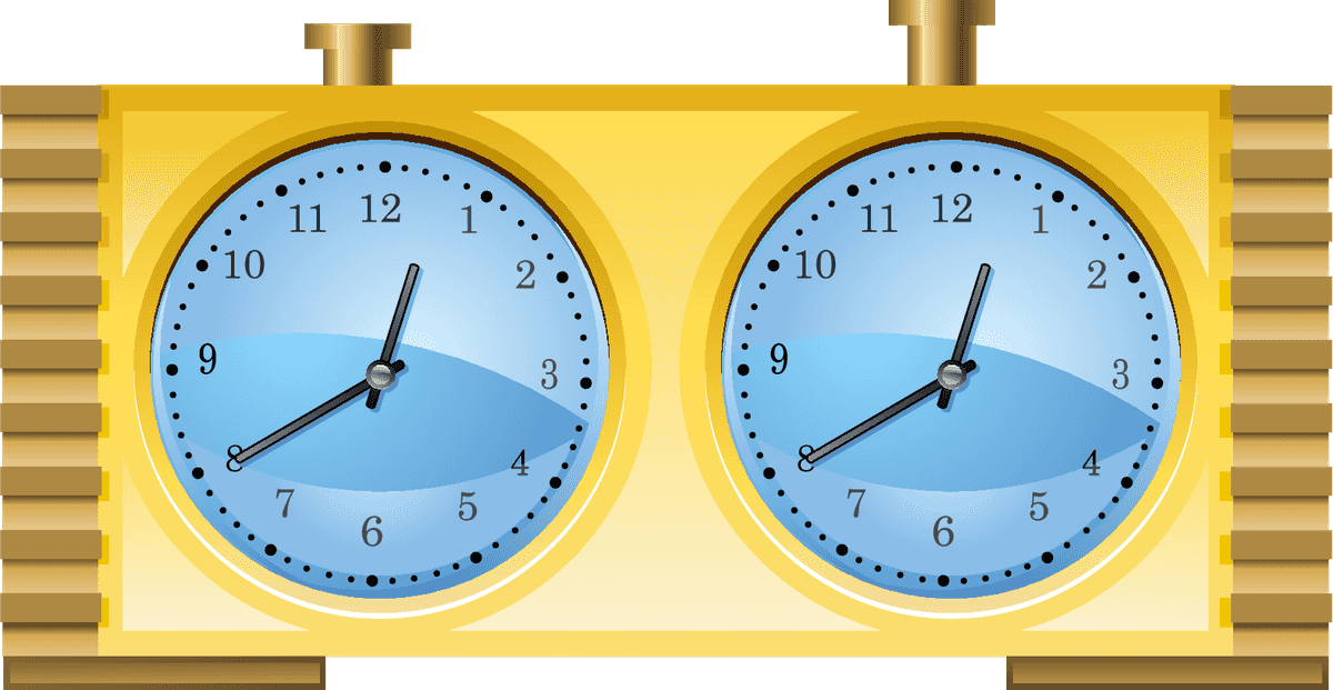 alarm clock different clocks vector