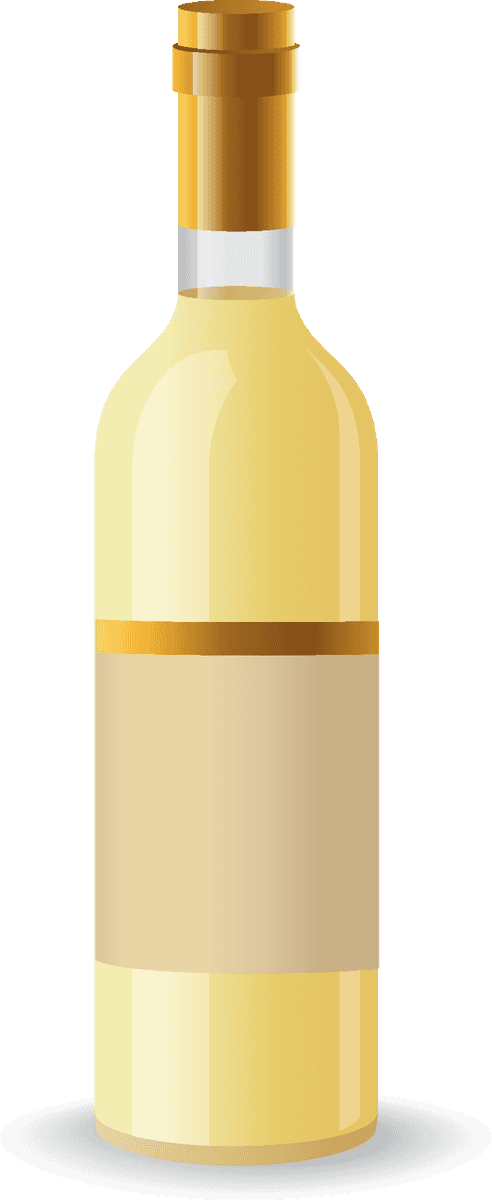 elegant alcohol bottle with blank label for custom branding and marketing projects