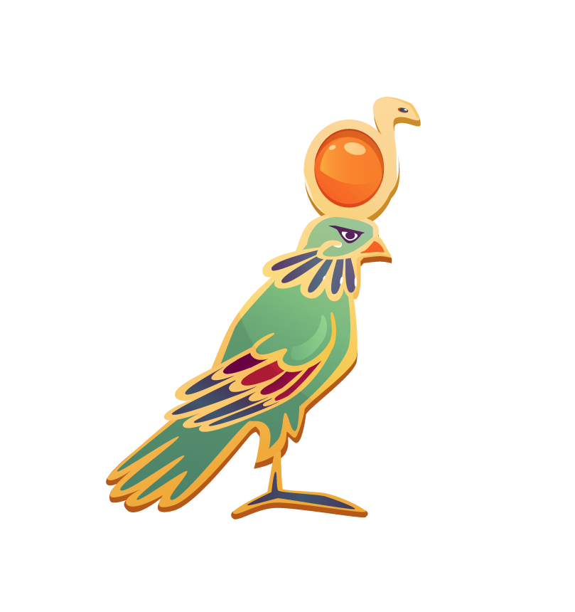 greatest ancient egyptian monuments illustration showcasing iconic symbols and vibrant colors