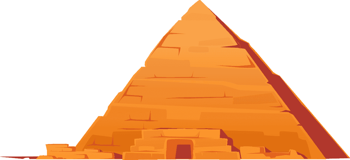 greatest ancient egyptian monuments illustration showcasing iconic pyramids and tombs