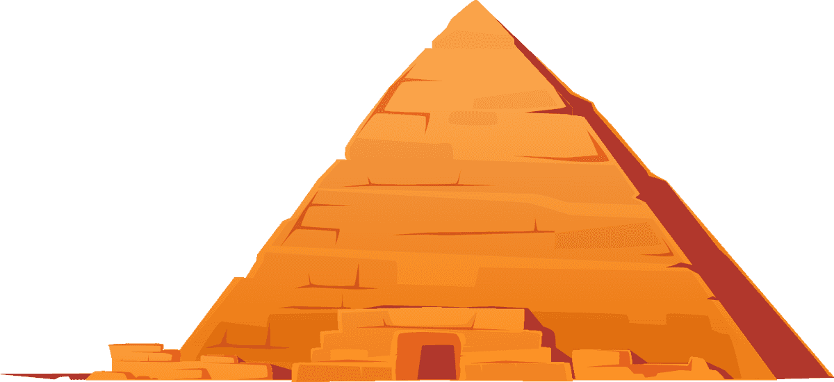 greatest ancient egyptian monuments illustration showcasing iconic pyramids and tombs