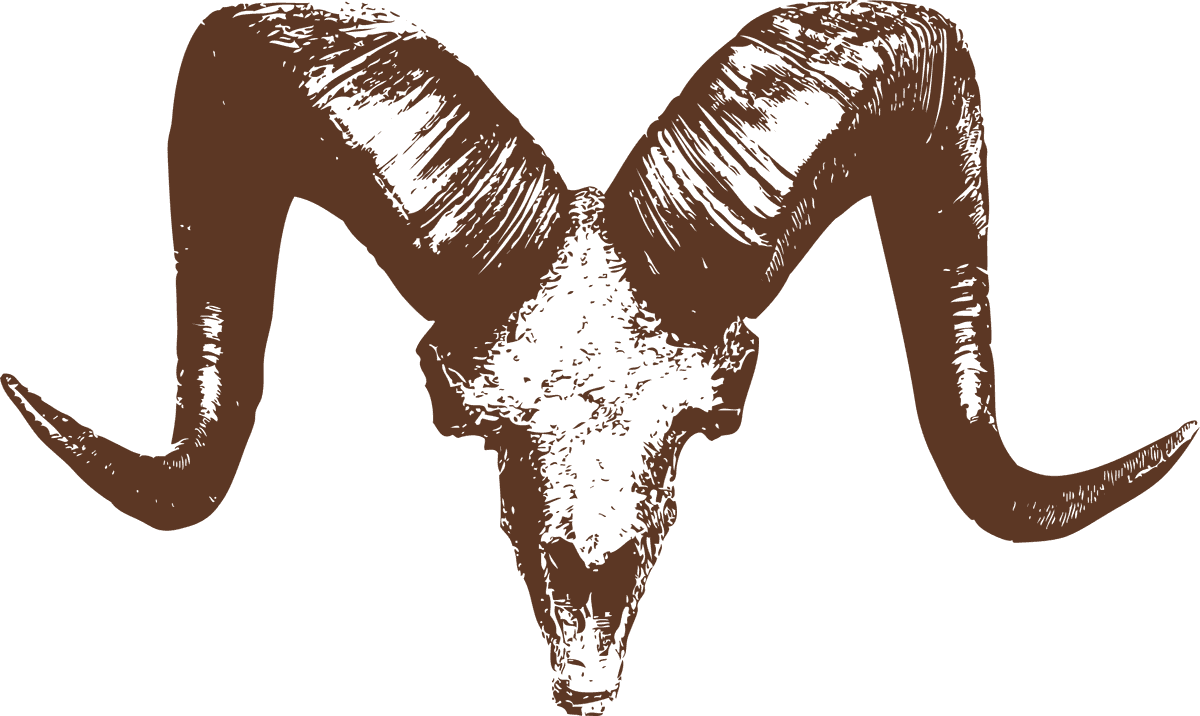 animal bones animal skulls ai illustration with detailed ram skull features for creative projects