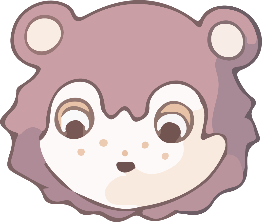 animal chibi art icon vector