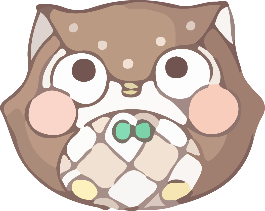 animal chibi art icon vector