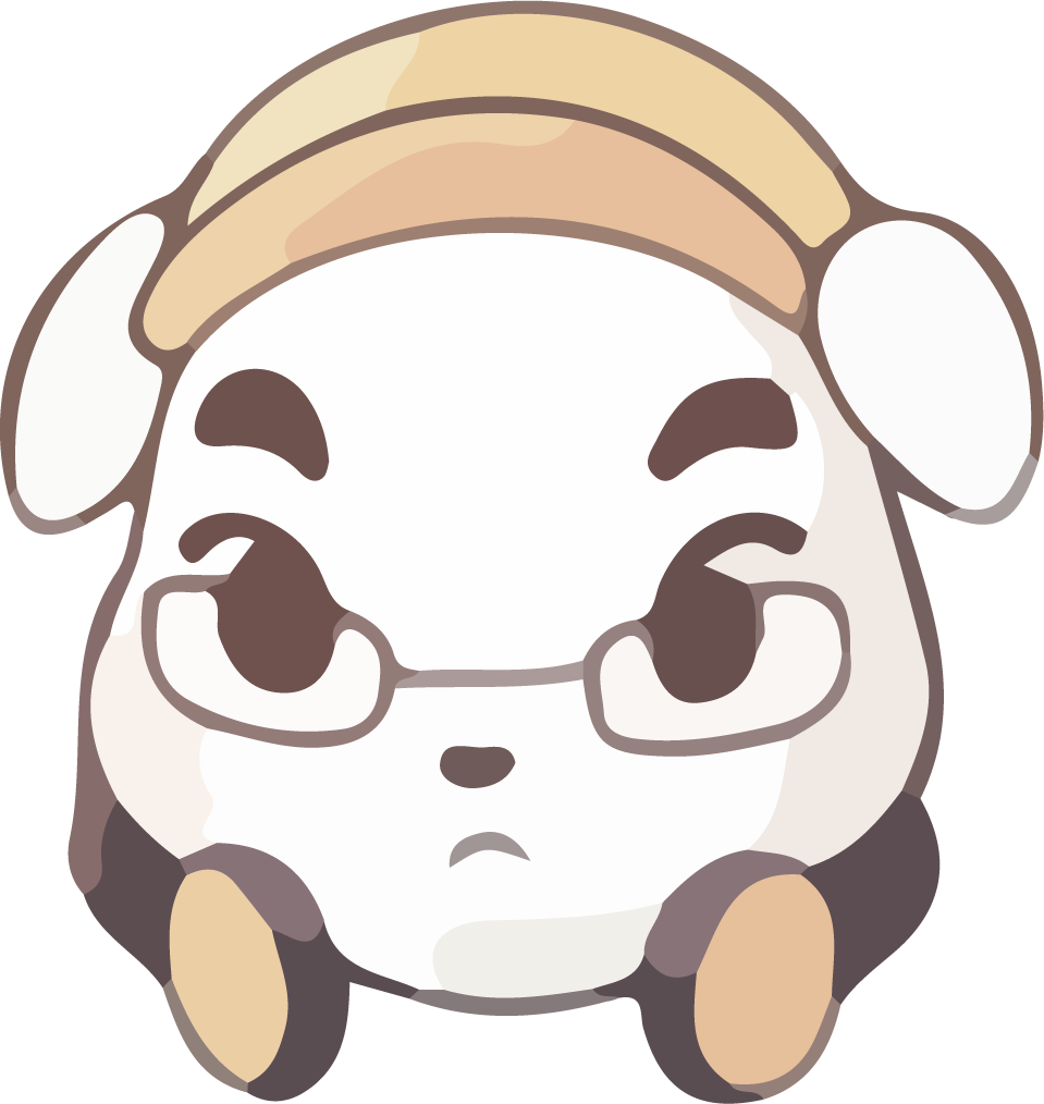 adorable animal chibi art icon vector for playful branding and fun projects