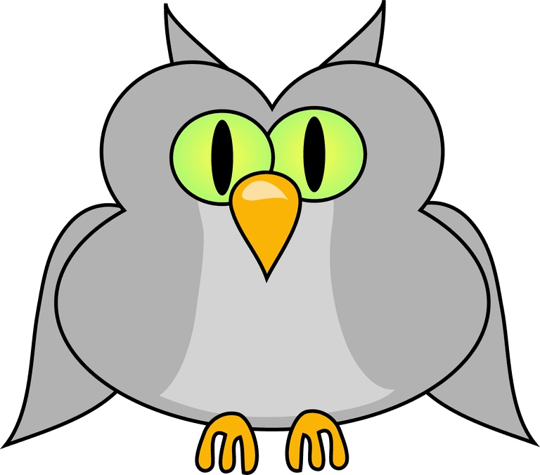 adorable cute cartoon animals vector owl ideal for kids’ educational materials