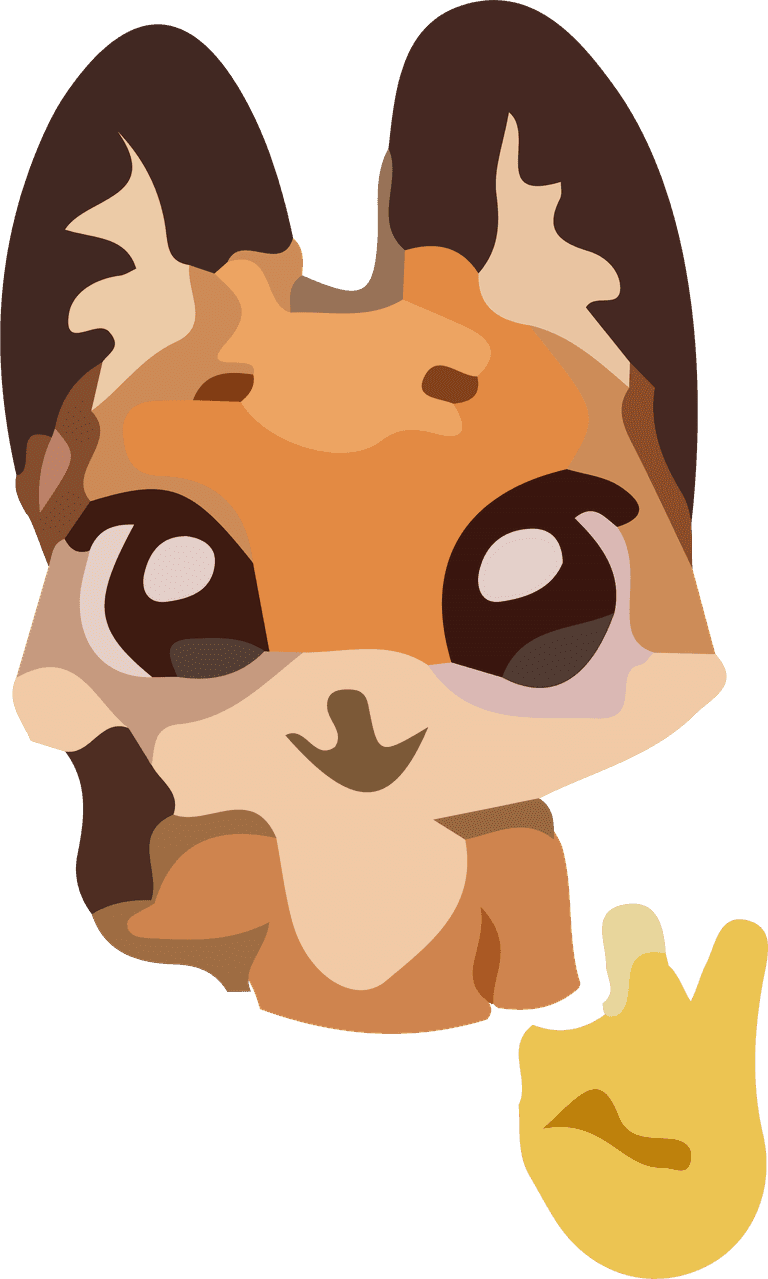 adorable animal fox dancing cute vector for cheerful illustrations and playful designs
